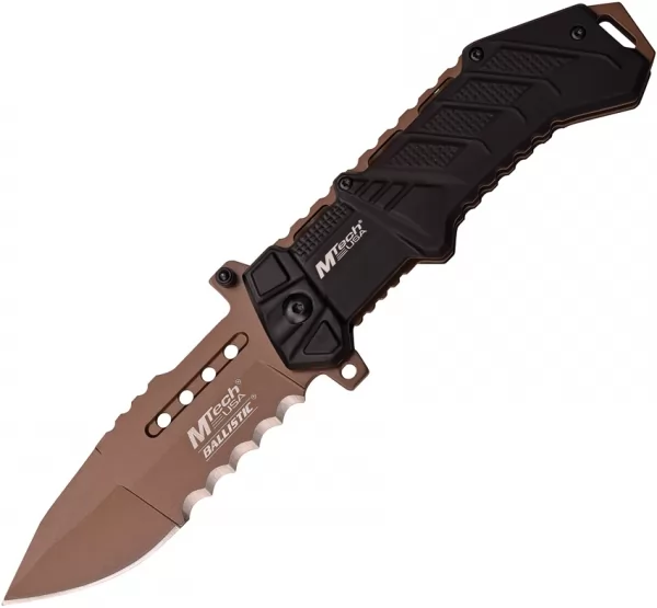 MTech Linerlock A-O Desert Tan knives MTA928BT