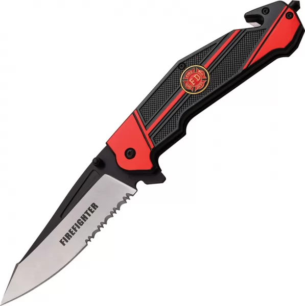 MTech Fire Linerlock A-O knives MTA936FD
