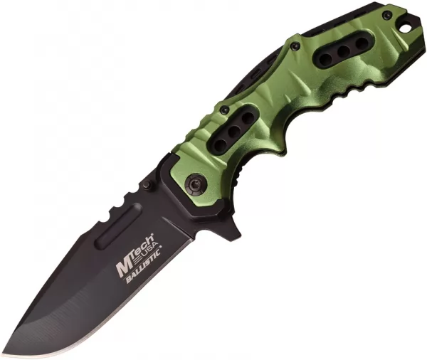 MTech Linerlock A-O Green knives MTA953GN