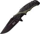 MTech Linerlock A/O Black/Green - MTA957BG