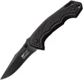 MTech Linerlock A/O G-10 Black Plain - MTA963P