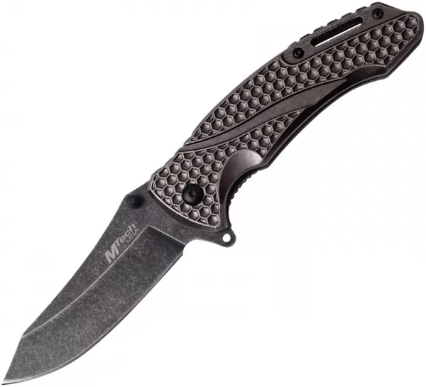 MTech Linerlock A-O Gray knives MTA984