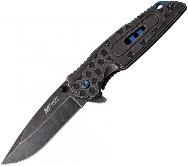 MTech Framelock A-O Black SW knives MTA988BL