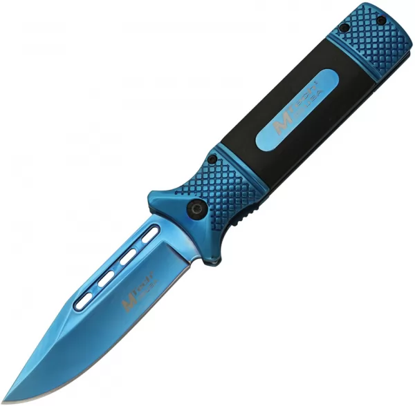 MTech Linerlock A-O Blue knives MTA992BL
