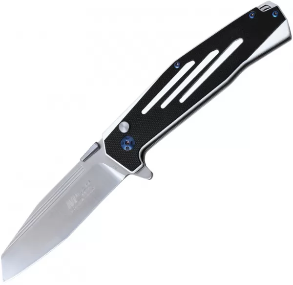 MTech Button Lock Black-White knives MTEFDR034WH