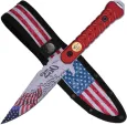 Mtech Fixed Blade 250TH Red - MTFIX011RD250