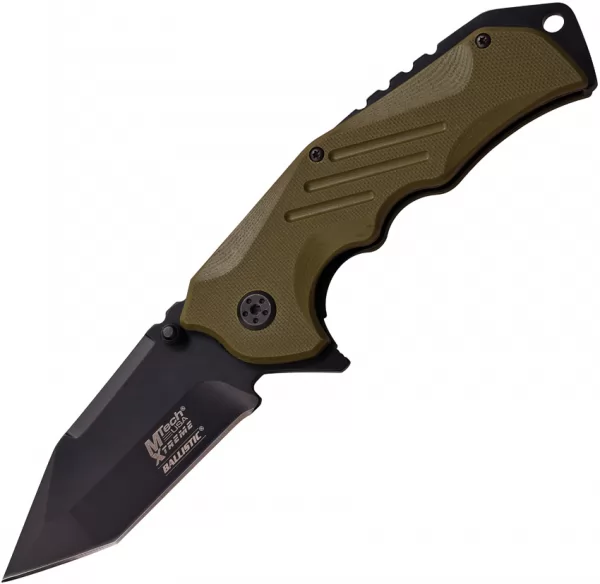 MTech Xtreme Ballistic Linerlock A-O Green knives MTXA848TGN