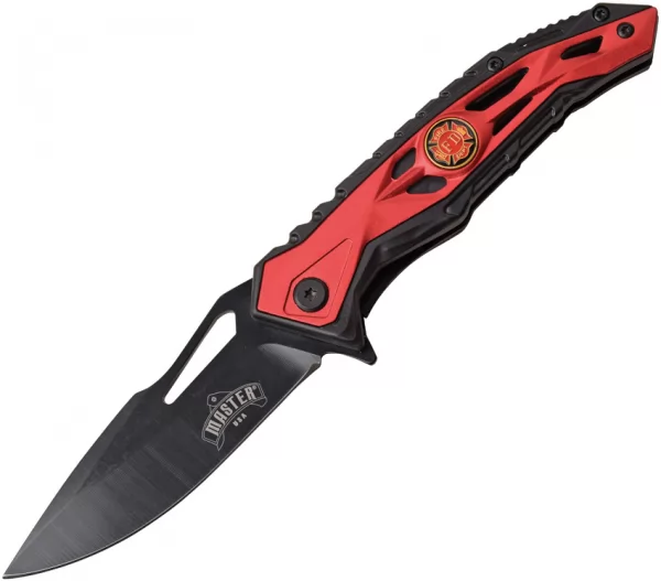 Master USA Fire Linerlock A-O Red MUA081FD