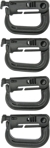 Maxpedition Grimloc Locking D-Ring 4pk gear bags MXGRMLB