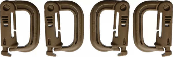 Maxpedition Grimloc Locking D-Ring 4pk gear bags MXGRMLCB