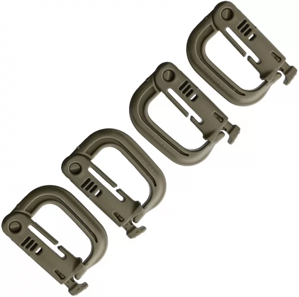 Maxpedition Grimloc Locking D-Ring 4pk gear bags MXGRMLT
