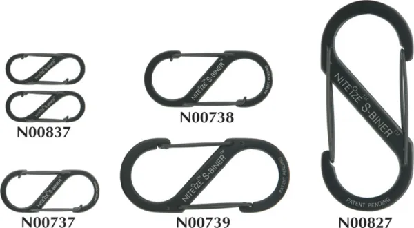 Nite Ize S-Biner No1 Black flashlights N00837