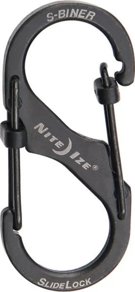 Nite Ize S-Biner SlideLock No2 Black flashlights N02669