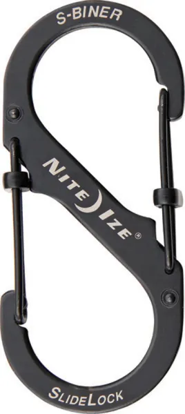 Nite Ize S-Biner SlideLock No4 Black flashlights N02671