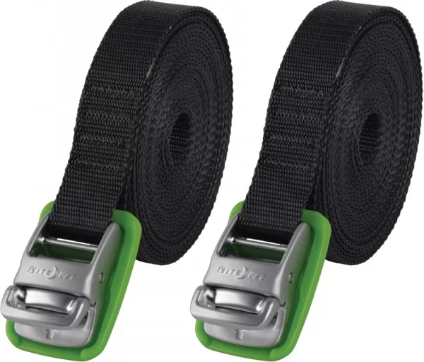 Nite Ize CamJam Tie Down Strap 18 Ft 2 flashlights N05342