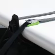 Nite Ize CamJam Tie Down Strap 18 Ft 2 flashlights N05342
