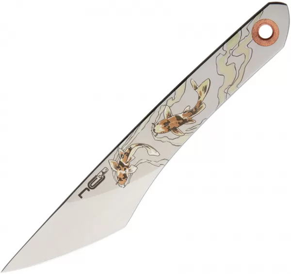 N.C. Custom Kiridashi Fixed Blade Koi NCC011