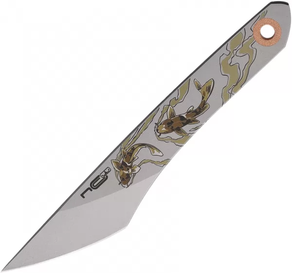 N.C. Custom Kiridashi Fixed Blade Koi NCC061