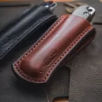 N.C. Custom Folding Knife Sheath Brown NCC075