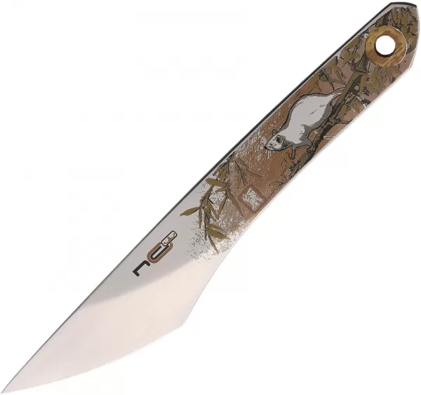 N.C. Custom Kiridashi Fixed Blade Rat NCC097