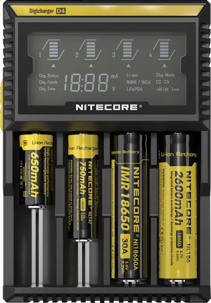Nitecore Digicharger Battery Charger D4 NCD4