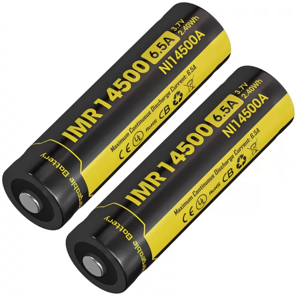 Nitecore IMR 14500 Li-ion Battery 2-Pk NCNI14500A