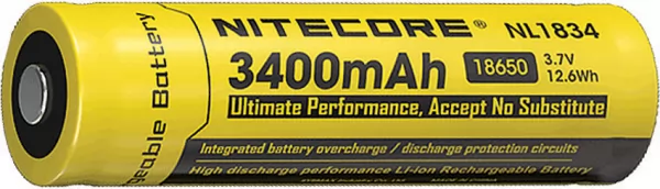 Nitecore Rechargable 18650 Battery 3400 NCNL1834