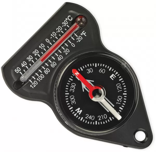 Ndur Mini Compass w-Thermometer outdoor gear ND51560