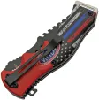 National Hot Rod Association Half Flag Linerlock A-O NHRA0051