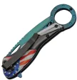 National Hot Rod Association Flag Linerlock A-O Blue NHRA54BL