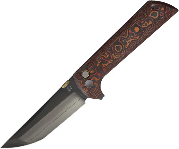 North Mountain Blade Chop 2 Buttonlock CF Red NMB2406ORCFD