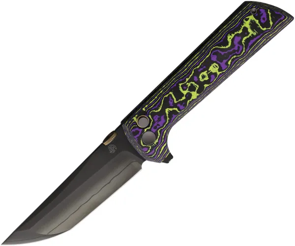 North Mountain Blade Chop 2 Button Lock Purple CF NMB2406PRCFD
