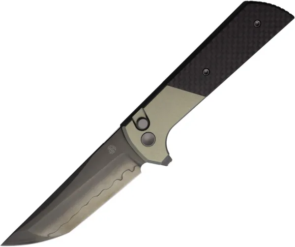 North Mountain Blade Chop 2 Buttonlock CF Gray NMB2407GRCFD