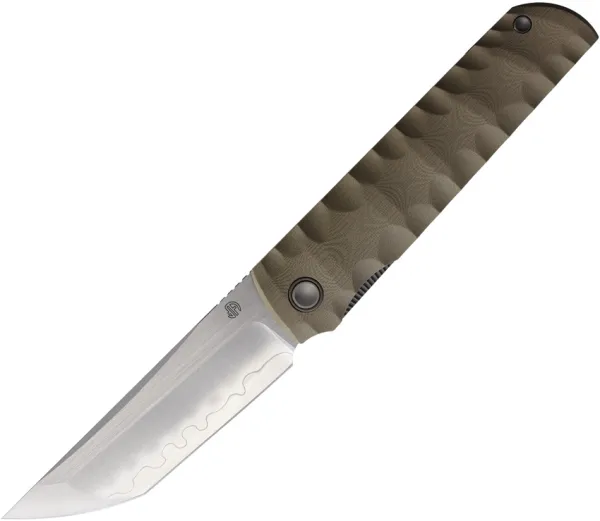 North Mountain Blade Kick Stop Chop Linerlock Khaki NMB2411BR