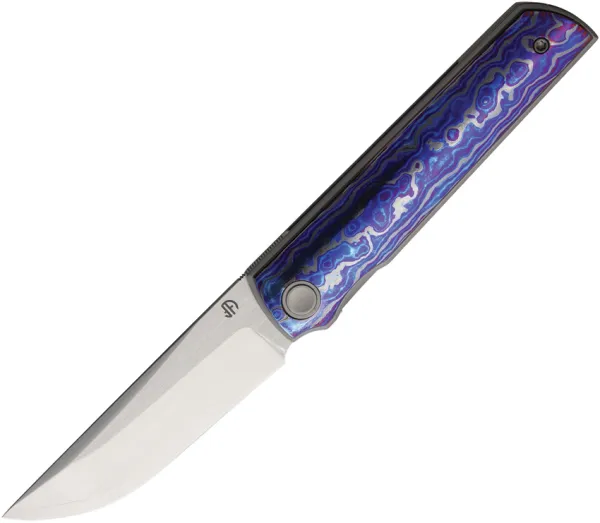 North Mountain Blade Chop 4 Linerlock Timascus NMB2412ZRDM