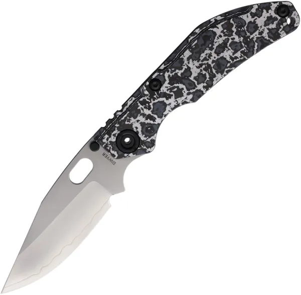 North Mountain Blade BBNM Framelock Ceramic CF NMB2521WHCF