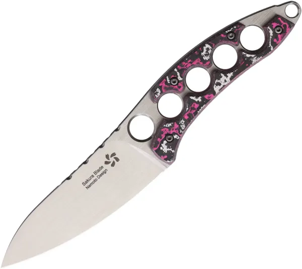 North Mountain Blade Shura Fixed Blade Pink NMBSHURAPK