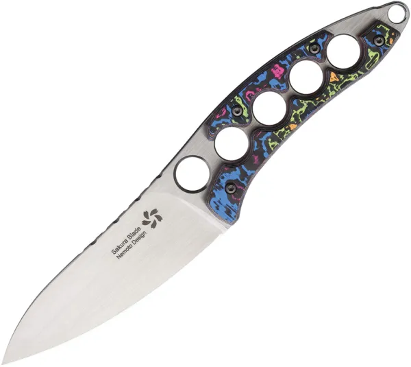 North Mountain Blade Shura Fixed Blade Rainbow NMBSHURARB