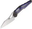 NOC Knives MT-32 Button Lock Blue - NOCMT3208
