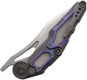 NOC Knives MT-32 Button Lock Blue NOCMT3208