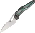 NOC Knives MT-32 Button Lock Green - NOCMT3210