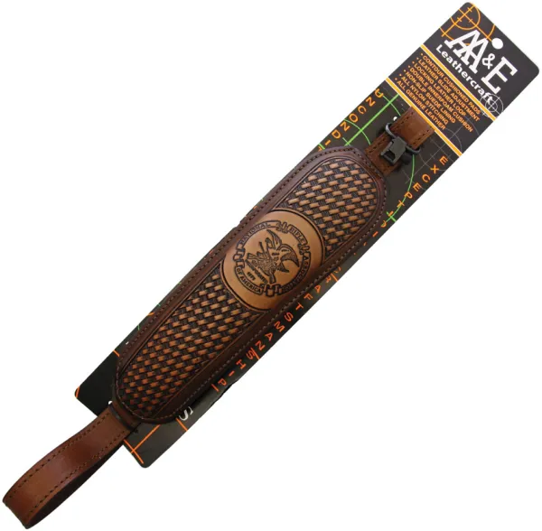AA&E Leathercraft Leather Gun Sling NRA4