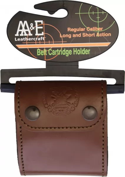 AA&E Leathercraft Belt Cartridge Holder NRA5