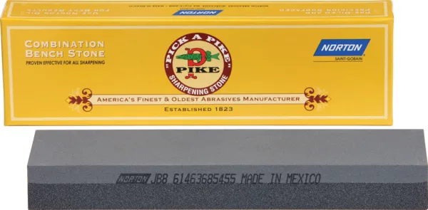 Norton Pike Crystolon 8 inch sharpening stones NTJB8
