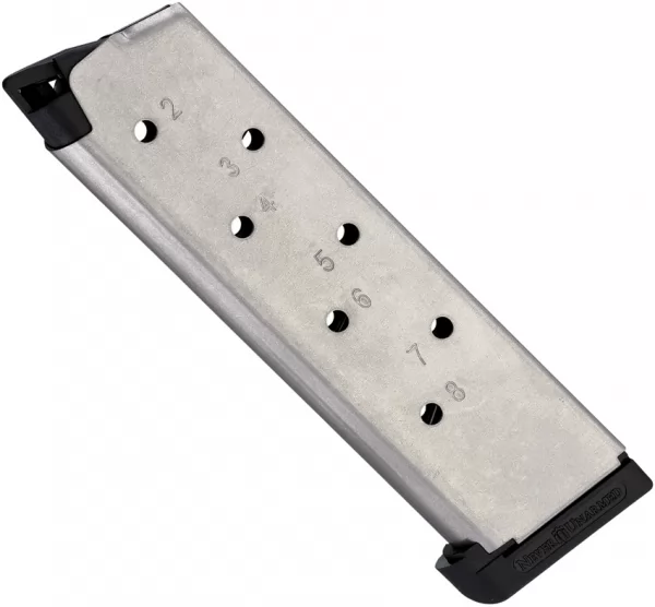 Never Unarmed 1911 Eight Round Stainless Mag NU92RM