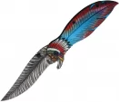 Novelty Cutlery Feather Linerlock A/O - NV326