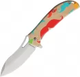 Novelty Cutlery Mustache Linerlock A/O - NV328