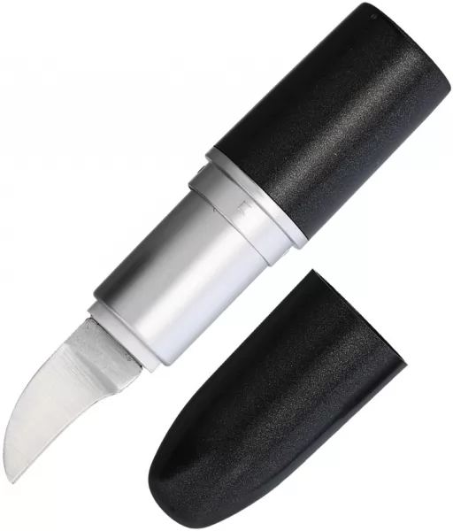 Novelty Cutlery Lipstick Knife Black NV331