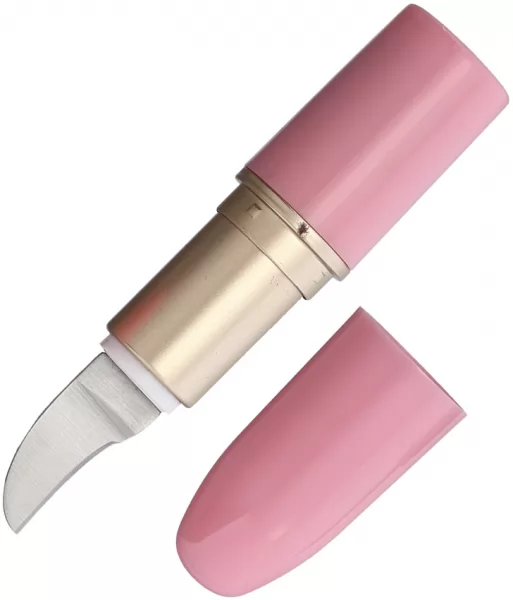 Novelty Cutlery Lipstick Knife Pink NV333