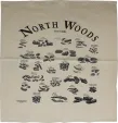 North Woods Field Guides Animal Scat Bandana Tan - NWG002ASBB